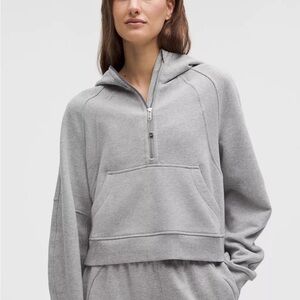 Lululemon Gray Scuba Half-Zip Size XS/S